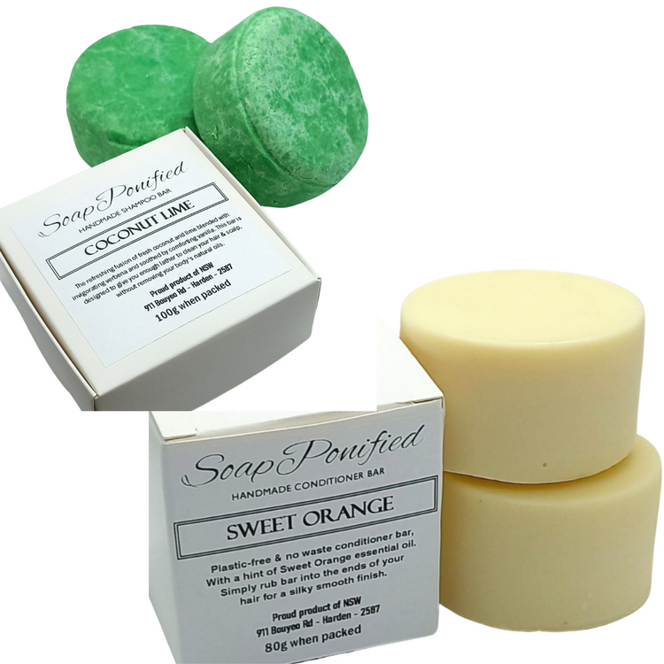 Shampoo & Conditioner Bars - SoapPonified