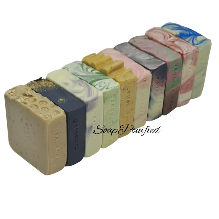  Row of Luxury Natural Soap Bars