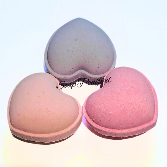 Bath Bomb Hearts - SoapPonified