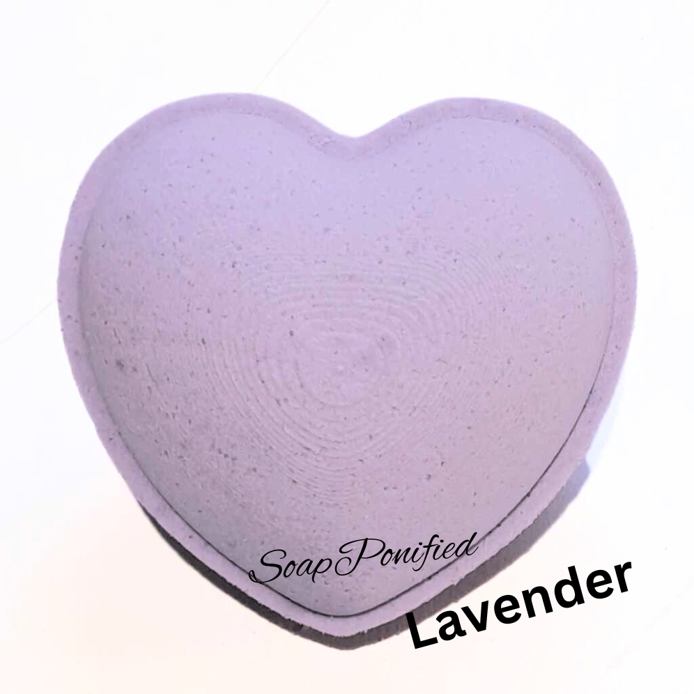 Bath Bomb Hearts - SoapPonified