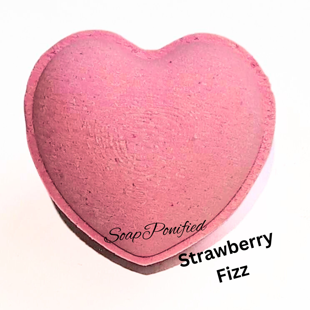 Bath Bomb Hearts - SoapPonified