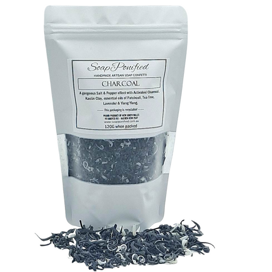 Charcoal Soap Confetti