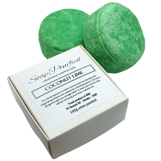 Coconut Lime - Shampoo & Body Wash Bar - SoapPonified