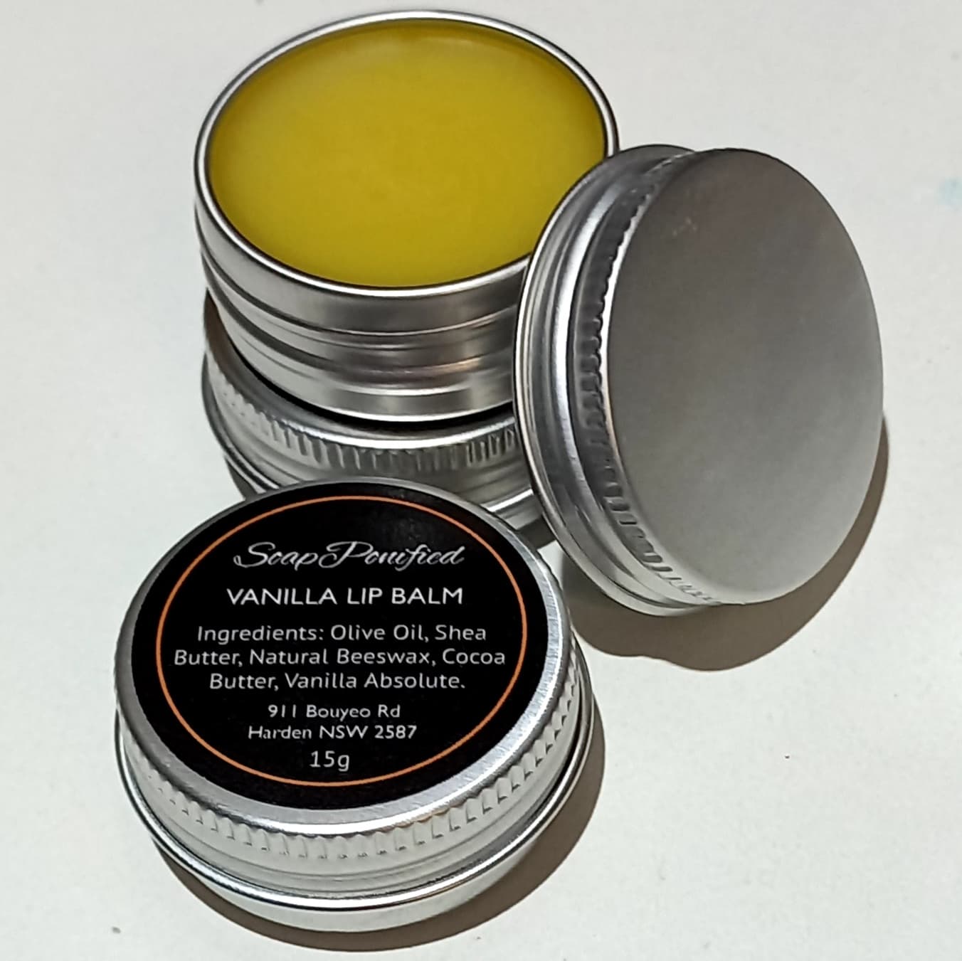 Natural Vanilla Lip Balm